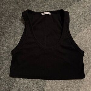 Zara Black Women's Crop Top